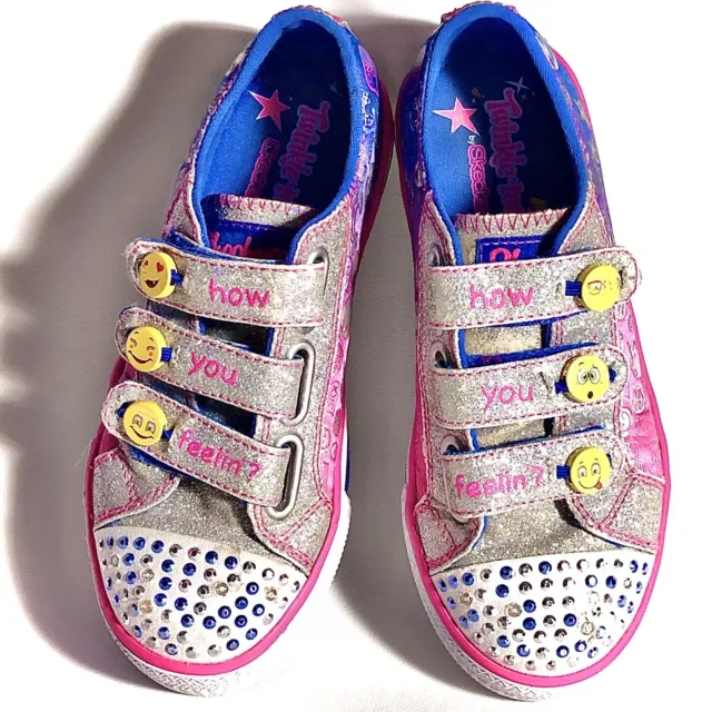 SKECHERS Twinkle Toes Leopard Star Hi Tops Sneakers UNIQUE Girls