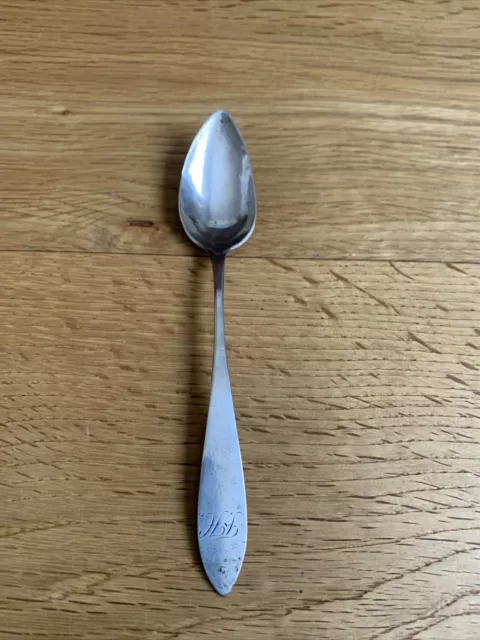 Molto Vecchio Cucchiaino da Caffè 14,5 CM 12 Coppia 750 Argento Iniziali