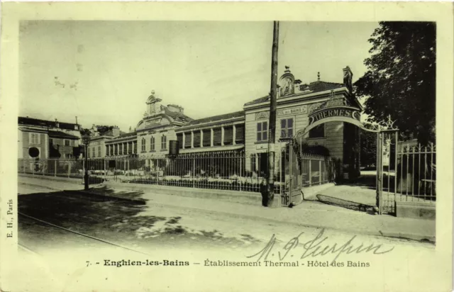 CPA ENGHIEN-les-BAINS - Etablissement Thermal - Hotel des Bains (380685)