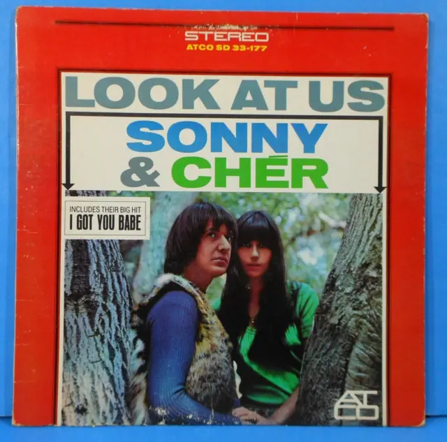 Sonny & Cher Look At Us Lp 1965 Original Press Nice Condition! Vg/Vg+!!B