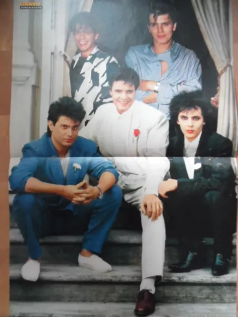 DURAN DURAN + JAMES DEAN BRAVO Mittel-Poster Clipping 133