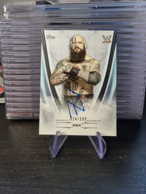 2020 Topps WWE Undisputed Viking Raider Erik Dual Relic Auto #DRA-ER /199