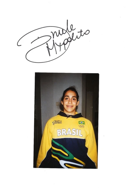 Daniele Hypolito  Brasilien  Turnen 2.WM 2001  Karte original signiert WL 340841