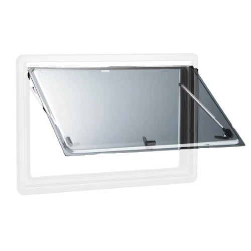 Vetro Doppio Per Finestra Camper Seitz 568x434 Mm, Grigio, Compatibile Dometic Seitz S3/S4/S5 Con Accessori