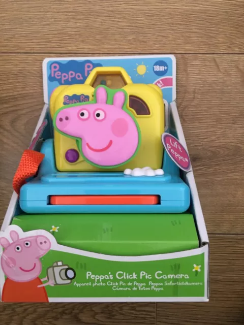 SALE Peppa Pig Camera Click Pic Interactive Camera With Sound Playset Gift