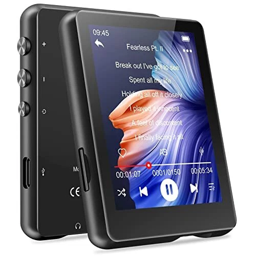 Lecteur MP3 Bluetooth 5.0 MECHEN 2.4" Tactile Baladeur 32Go Numérique Lecteur...