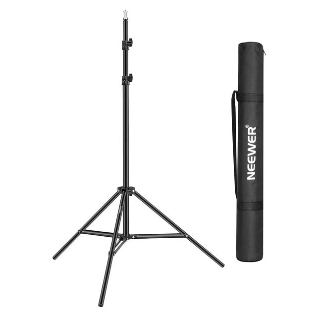 Neewer Collapsible Metal Photography Light Stand with Inner Spring Cushion, 1...