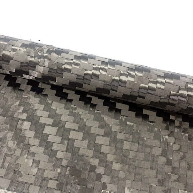 1PC 12K 200gsm Ultra-thin Twill Weave Carbon Fiber Cloth 100*50cm Decorative Car