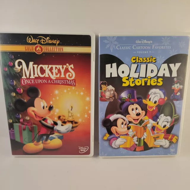 DISNEYS MICKEYS ONCE Upon A Christmas & Classic Holiday Stories DVDs ...