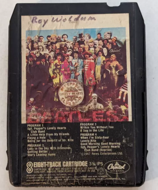 The Beatles Sgt Peppers Lonely Hearts Club Band 8 Track Tape