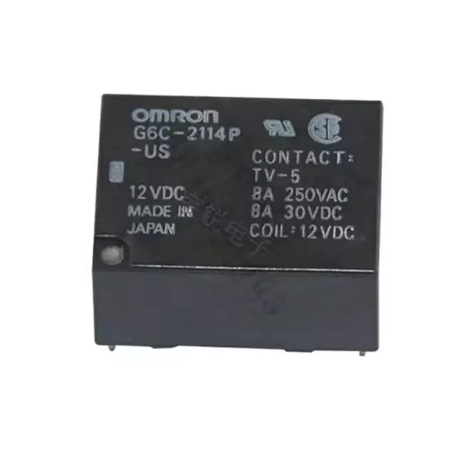 OMRON G6C-2114P-US 12VDC G6C-2114P-US-DC12 Power Relay x 2PCS NEW