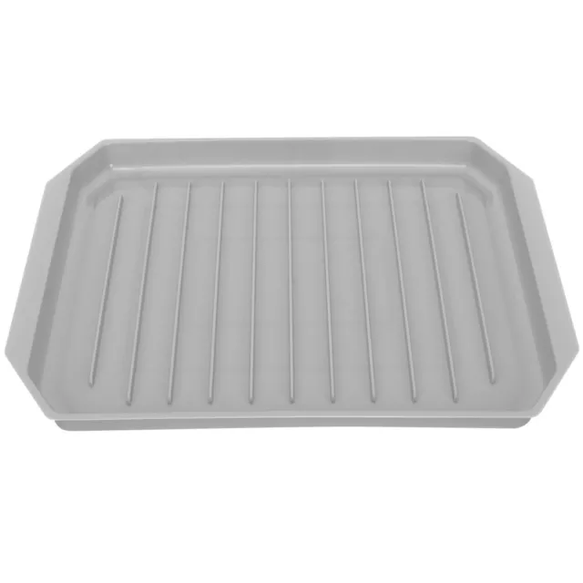 Microwave Bacon Cooker Grill Rack Baking Tray Silicone Crisper Pan-