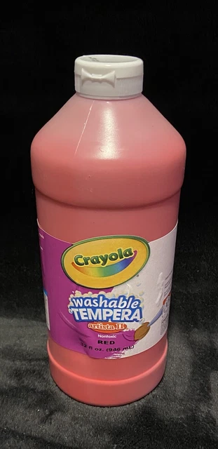 Pintura roja de crayola lavable temple Arista 2 no tóxico 16 oz