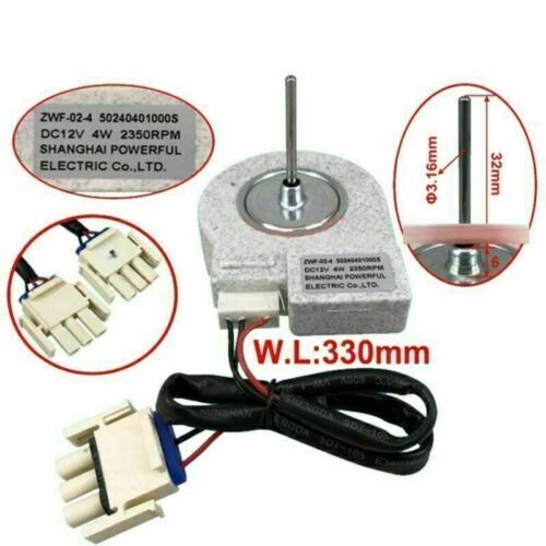 ZWF-02-4 50240401000S Fan Motor DC12V for Midea Hisense and Other Refrigerator#