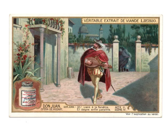 Chromo Liebig. Don Juan Opera Da Mozart 3