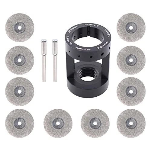 Tungsten Electrode Sharpener Grinder with Diamond Wheels and Connecting Rod