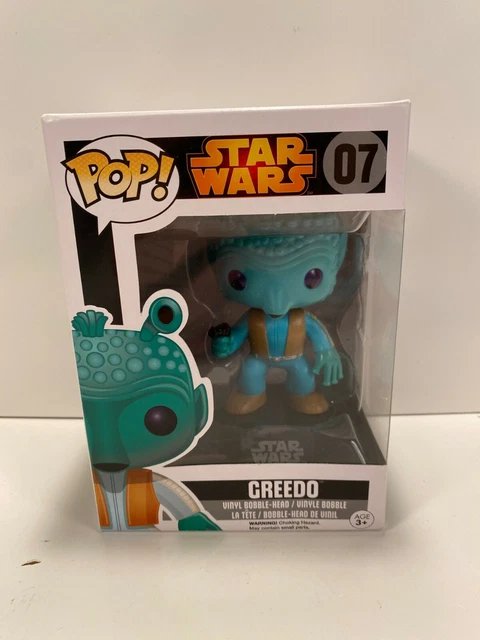 Greedo Star Wars Funko Pop! #07 Black Vaulted Box.
