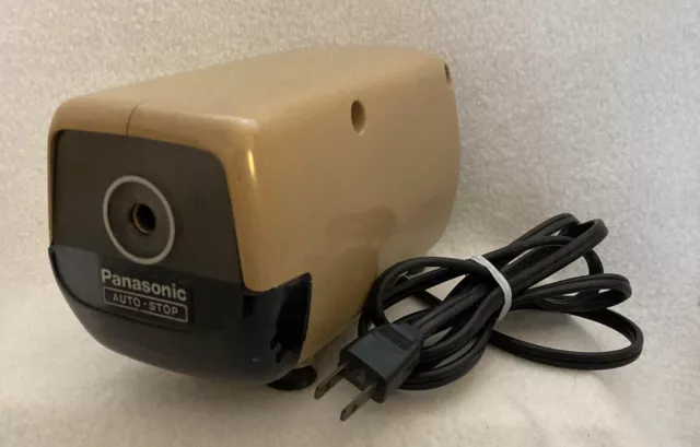 Vintage Panasonic KP-88A Auto-stop Electric Pencil Sharpener Japan Tested