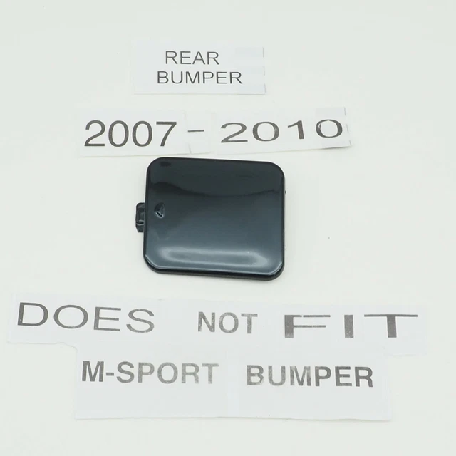 REAR BUMPER TOW Hook Cover For BMW X3 E83 LCI SE 20072010 Jet Black