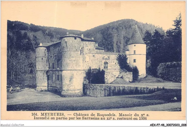 AEXP7-48-0627 - MEYRUEIS - château de roquedols - manoir du X e siècle