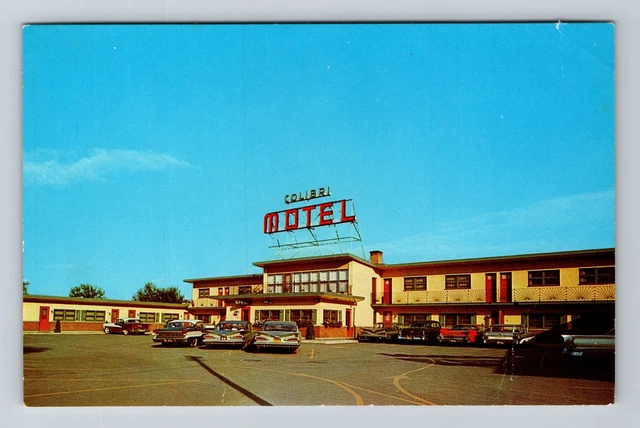 Montreal-Quebec, Motel Colibri, Advertising, Vintage Postcard
