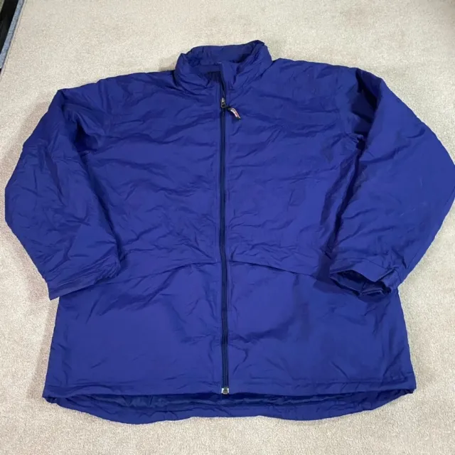 LL Bean Jacket Mens Large Blue Full Zip Walking Hiking Outdoor Casual Outfitter