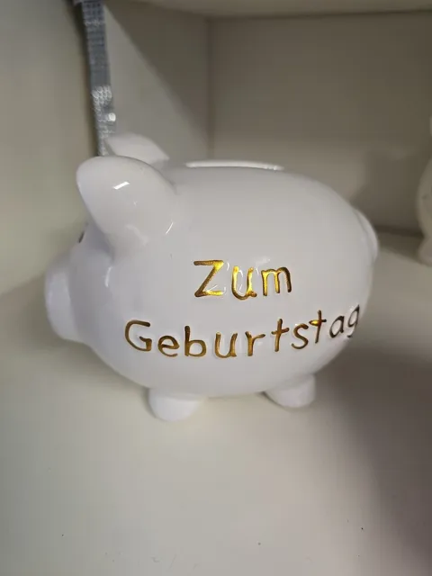 KCG Spardose Sparschwein Sparbüchse Spar Schwein Sparschweine Keramik Geschenk