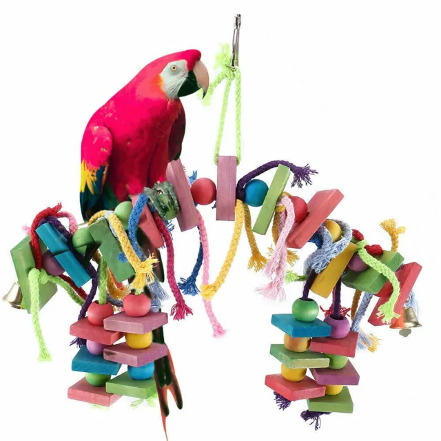 Haustier Vogel Papagei Sittich Wellensittich Hängematte Schaukel Spielzeug DE