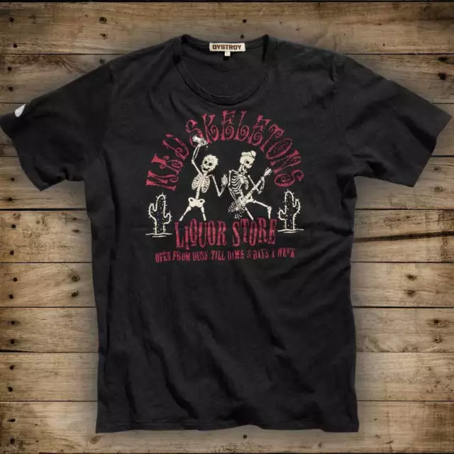 DYSTROY "Skull & Bones" PREMIUM T-Shirt "MAD SKELETONS" / Regular Fit - Rundhals