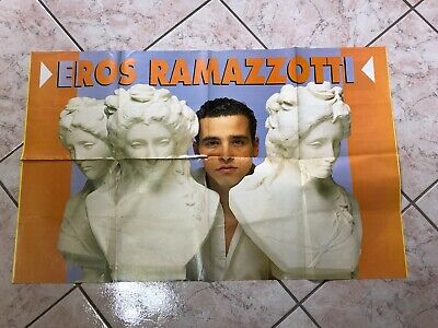 POSTER  VINTAGE EROS RAMAZZOTTI-CLAYTON NORCROSS CM.85X52. 