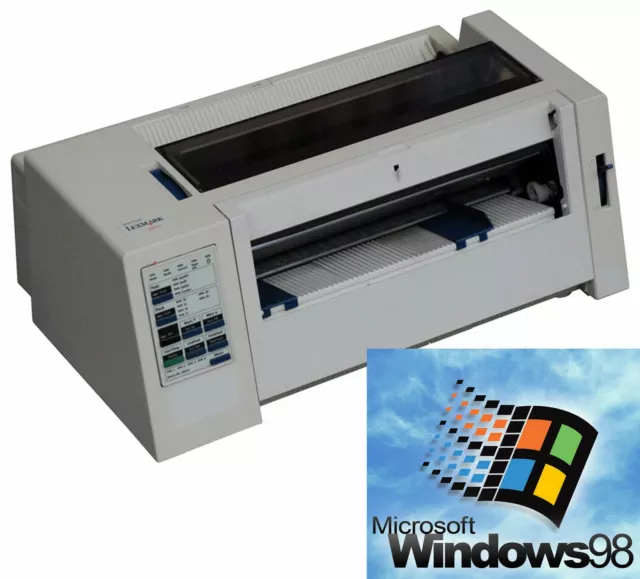 A4  A5 Drucker Dot Printer Lexmark 2380 Einzelblatt Und Endlos Für Windows 98