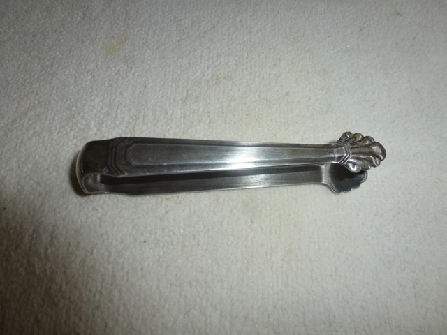 ANCIENNE PINCE A Sucre Charles Christofle En Metal Argente