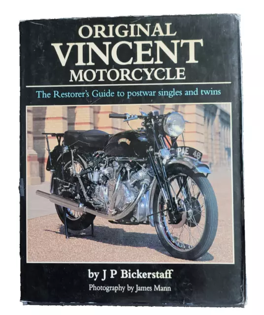 Vincent Motorcycle Restorers Guide Postwar Singles & Twins Book Bickerstaff