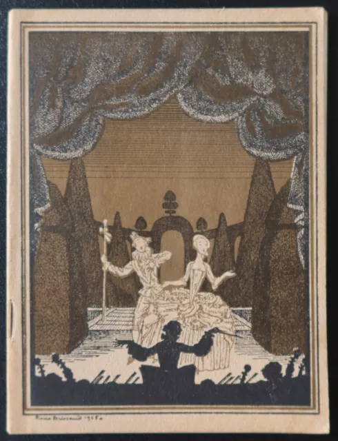 Programme 1927 THEATRE OPERA COMIQUE illustrateur BRISSAUD Gaveau piano Rigaud