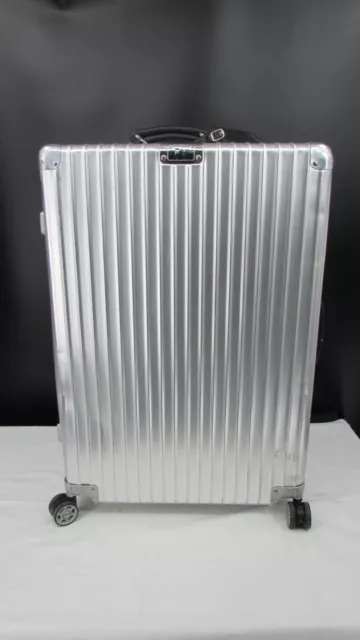 Vintage RIMOWA Classic Trolley Koffer aus Aluminium Special Aviator Edition 90er