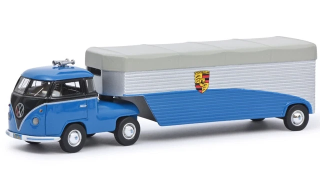 VW T1 CONTINENTAL MOTORS PORSCHE CAR 1962 BLUE