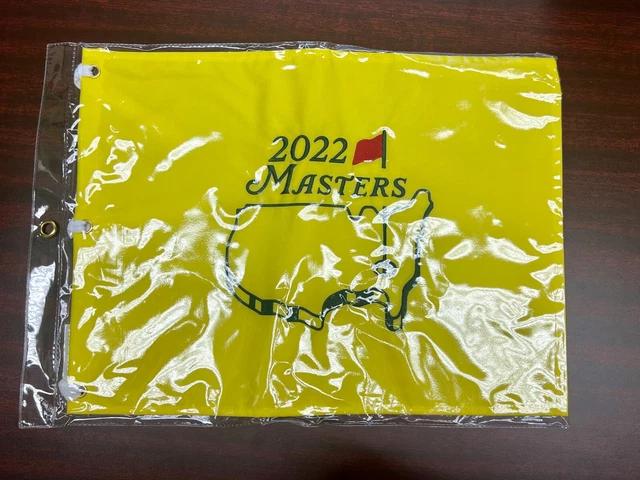 NEW 2022 Masters Golf Tournament Pin Flag ~ Augusta National Golf Club SEALED