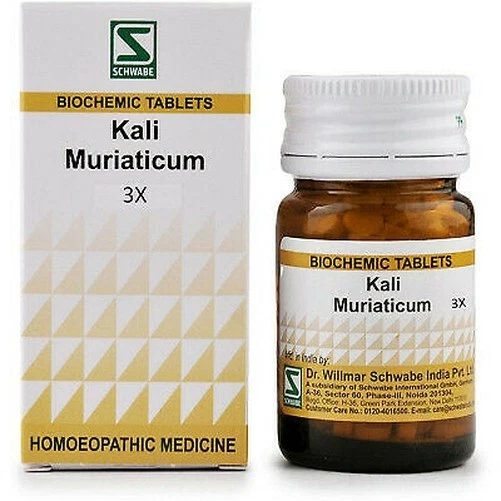 Willmar Schwabe India Kali Muriaticum 3X (20g) + USA