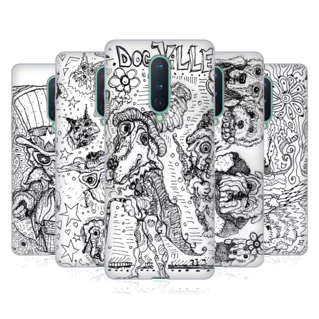 Official Mad Dog Art Gallery B&W Doodle Soft Gel Case For Amazon Asus Oneplus