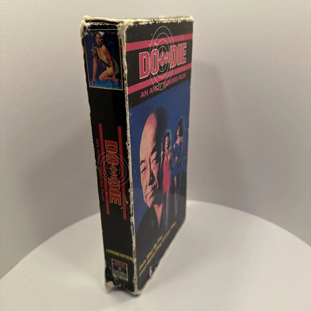 DO OR DIE VHS tape ANDY SIDARIS cult action film DIRECTOR sexy DONA