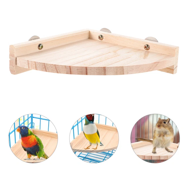 1PC Haustier Holz Plattform Pet Plattform Vogel Käfig Zubehör
