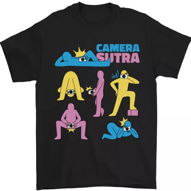 Camera Sutra Photography Photographer Funny Mens T-Shirt 100% Cotton