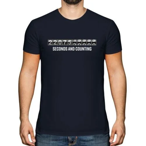 Divertente 70TH Compleanno Regalo T-Shirt Secondi E Counting Scherzo Novità