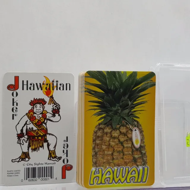 Hawaii Pineapple Playing Cards Complete Joker City Sights