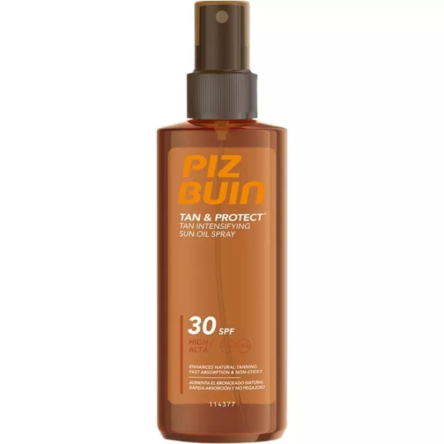 Piz Buin Tan & Protect Tan Intensifying Sun Oil Spray 150ml SPF30 *NEW&ORIGINAL*