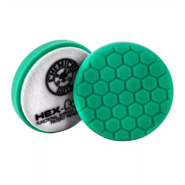 Chemical Guys HEX Logic Heavy Polishing Polierpad Polierschwamm 125 mm Grün