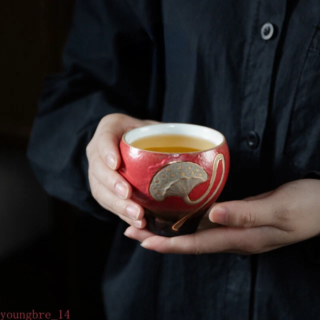 Lotus Peng Boutique Master Cup Handmade Tea Cup Kung Fu Tea Cup Zen Intention