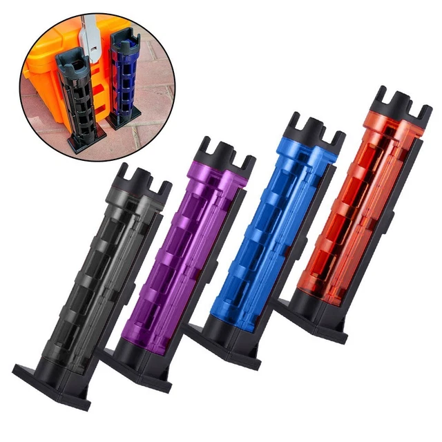 1x Rod Holder Raft Fishing Barrel Parts Vertical Inserting Device/For MEIHO Box