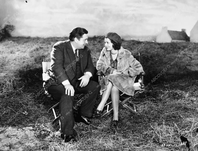 6273-023 great candid Janet Gaynor and director Frank Borzage maybe 6273-23 6273