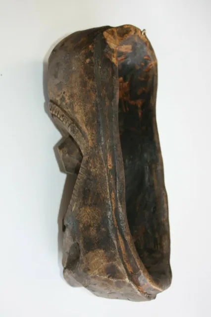Ibibio Ekpo Society Hand Carved Ceremonial Tribal African Wood Mask Nigeria Rare 9